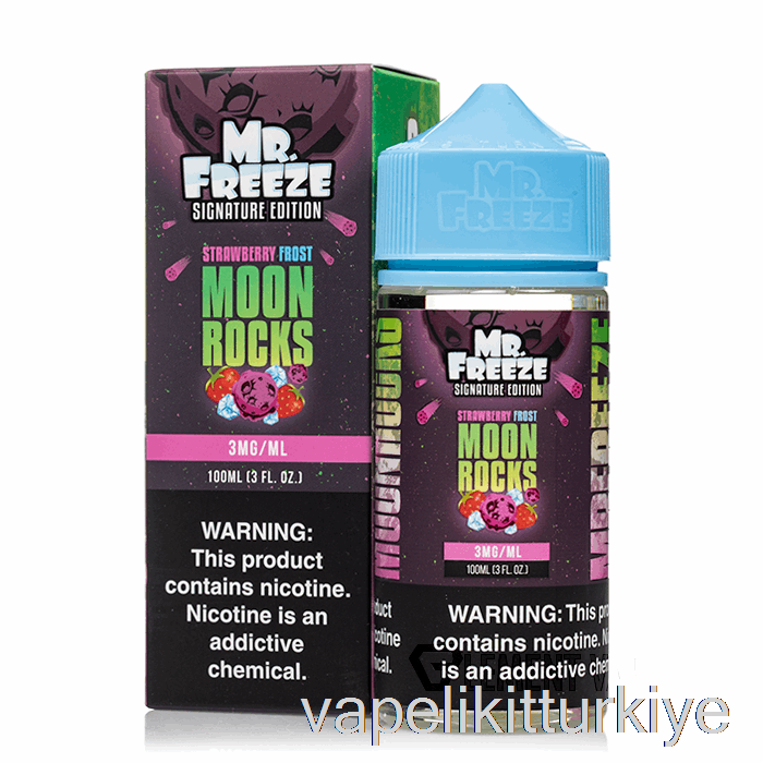 Vape Kalem Vape Mate Moonrocks - çilek Don - Mr Frozen - 100ml 6mg